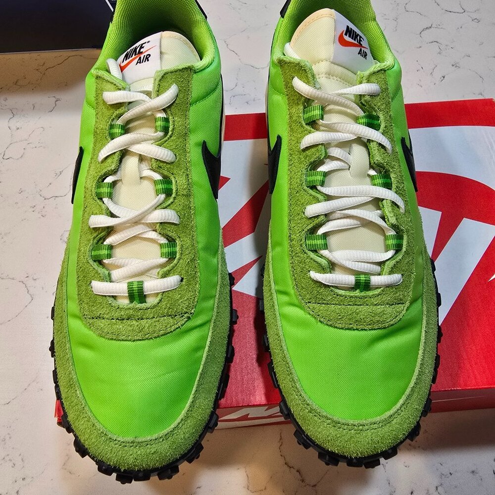 Nike Air Max Waffle SP Shoes Action Green Black FV6946-301 Men's Size 10 NEW - Picture 1 of 16